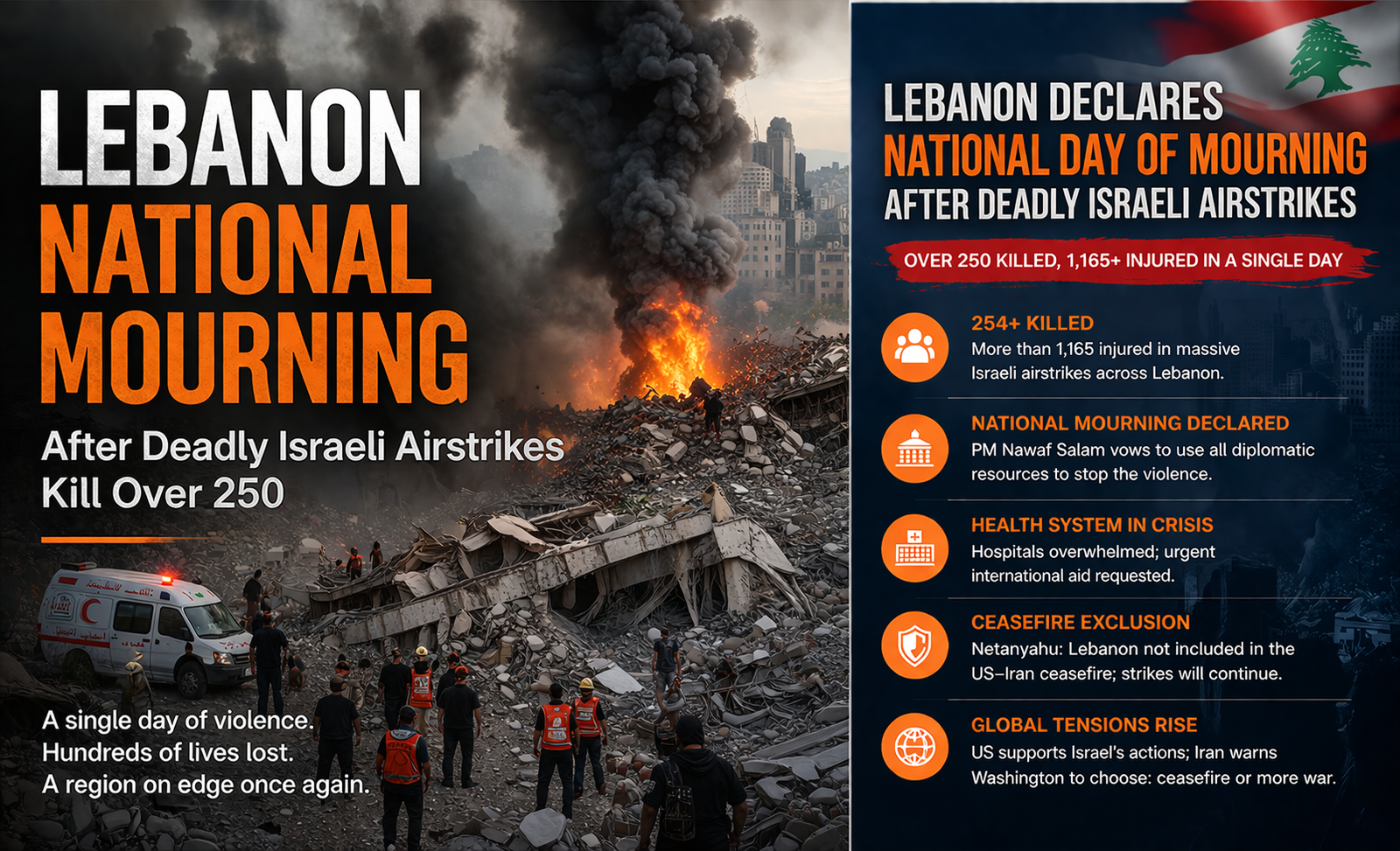 Lebanon National Mourning